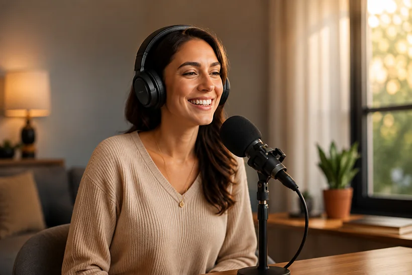 New podcaster recording a show with MyPodOps
