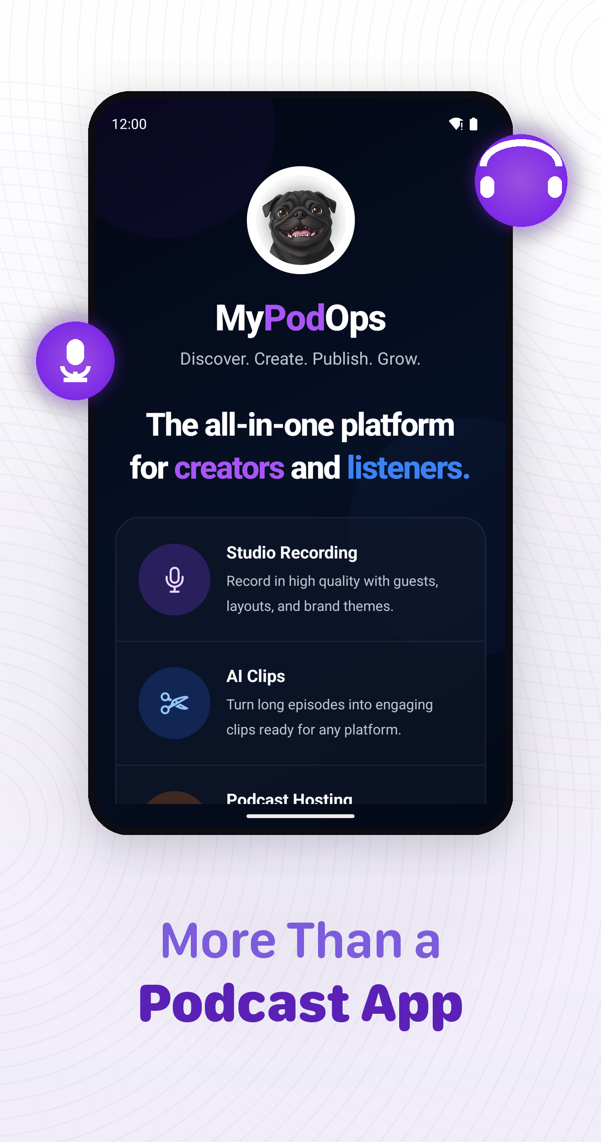 More than a podcast app