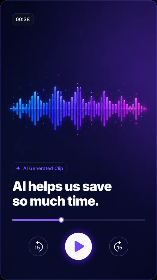 Vertical social clip: AI helps us save so much time